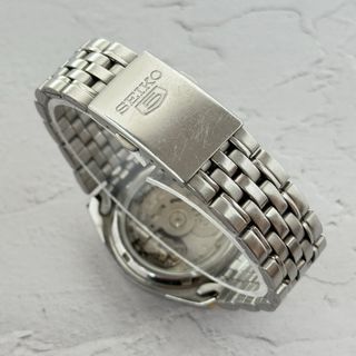 Reloj Seiko 5 Automático Plata y Blanco