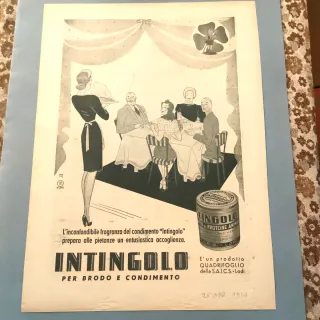 Pubblicità Intingolo 1943