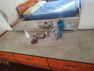 Camera da letto Vintage ( 1961 ) in legno lucido