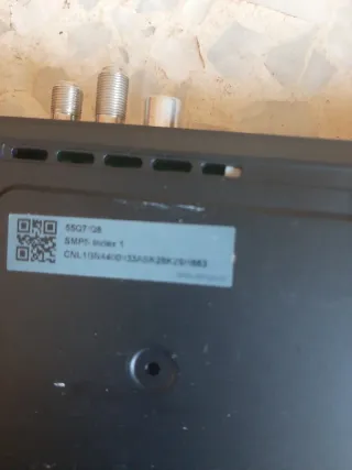 One Connect TV Samsung QE55Q8FNAT SOC 1001n leer