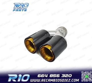 COLA ESCAPE DCH BMW LOOK M PERFORMANCE DORADO CARBONO