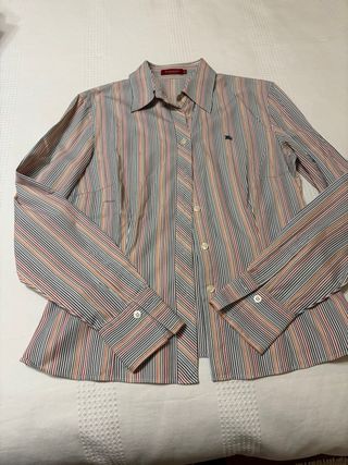 Blusa Burberry Rayas Algodón