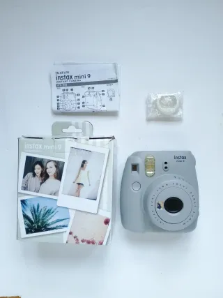 Cámara de fotos Fujifilm Instax Mini 9 Gris con
