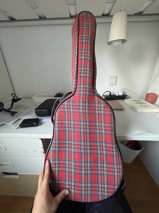 Guitarra Acústica Pequeña Naranja