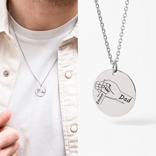 Collar Día del Padre Mano Bebé
