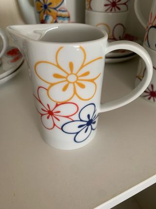 Juego de café 18 piezas porcelana