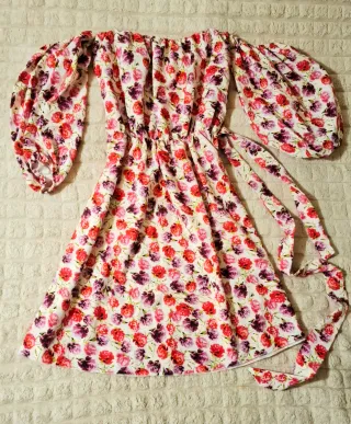 Abito estivo floreale taglia unica