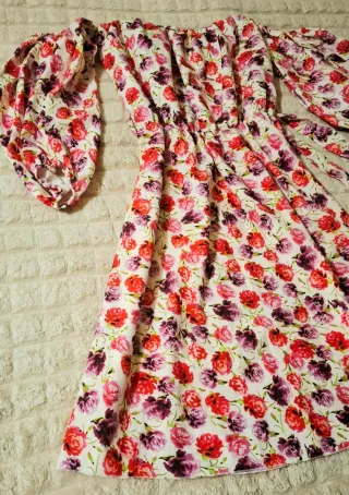 Abito estivo floreale taglia unica