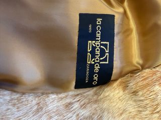 Abrigo de piel autentico