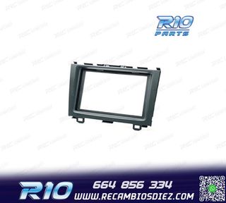 MARCO NEGRO RADIO 2-DIN PARA HONDA CR-V 07-11