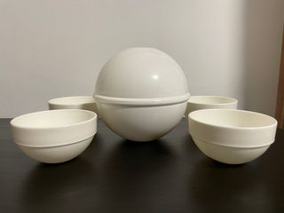 Set Design Space Age Biancosfere Galbani