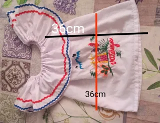 Vestido Folklórico de niña de 4 años  Nicaragüense