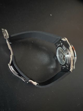 Reloj Hublot Automático Negro y Plateado
