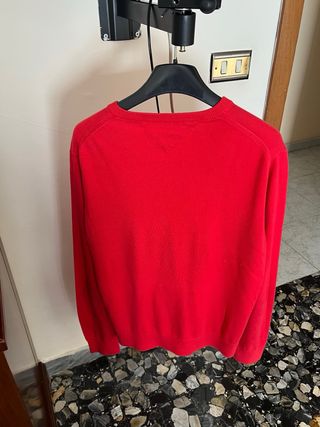 Maglione Tommy Hilfiger Uomo Rosso Taglia L