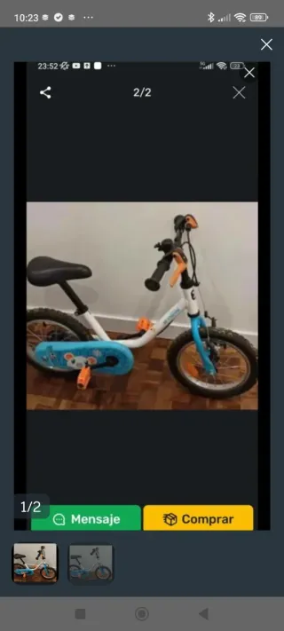 Bicicleta infantil