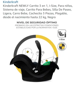 Carrito Kinderkraft con silla de coche