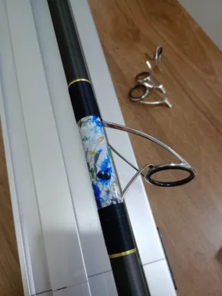 Anillado de caña de pescar