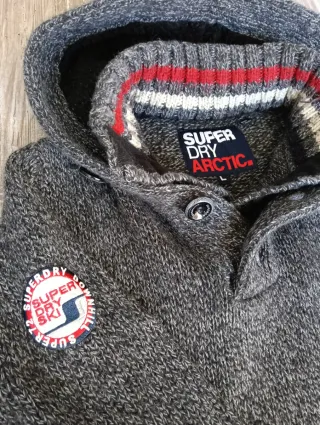 Superdry Arctic Cappuccio Grigio Tg L