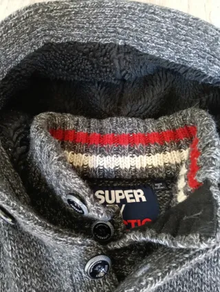 Superdry Arctic Cappuccio Grigio Tg L