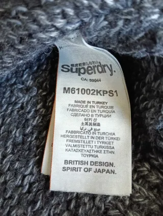 Superdry Arctic Cappuccio Grigio Tg L