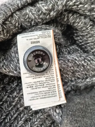 Superdry Arctic Cappuccio Grigio Tg L
