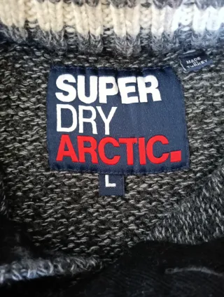 Superdry Arctic Cappuccio Grigio Tg L