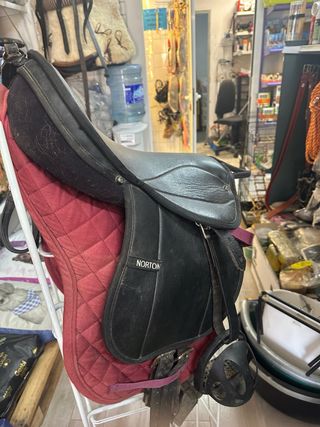 Silla de montar para pony tamaño niño