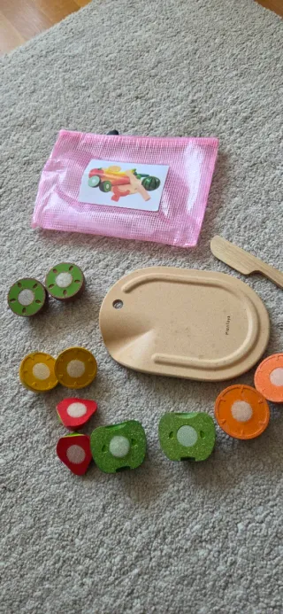 Juego Frutas Madera Plan Toys