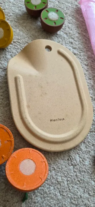 Juego Frutas Madera Plan Toys