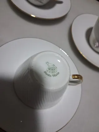 Juego café vintage Santa Clara porcelana