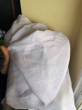 Cortinas Lino Blancas Zara