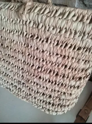 Bolso Simosastre Mimbre Beige