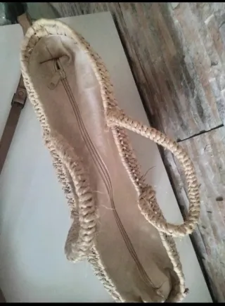 Bolso Simosastre Mimbre Beige