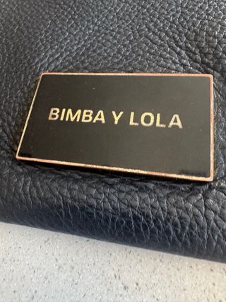 Bolso bandolera Bimba y Lola negro piel