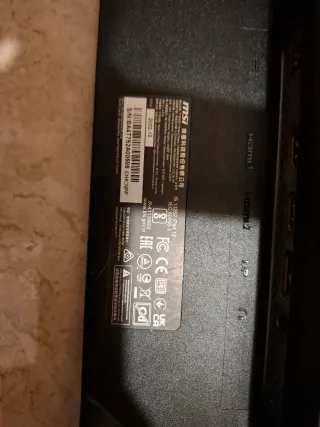 Monitor MSI para piezas NO FUNCIONA