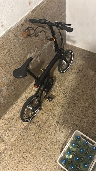 Bici Eléctrica Plegable Negra