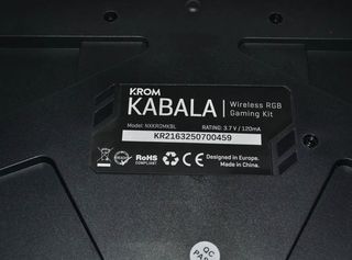 KROM Kabala - Kit Tastiera a Membrana Wireless RGB