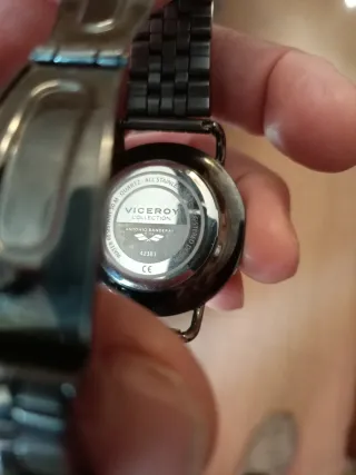 Reloj Viceroy Negro y Plateado