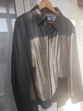 Chaqueta de cuero Arrow marrón