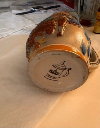 Boccale Tedesco Ceramica Vintage Oktoberfest