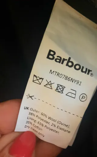 Pantaloni Barbour Tg. 32 R (M/48)