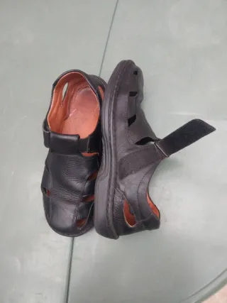 Sandalias de piel hombre T40