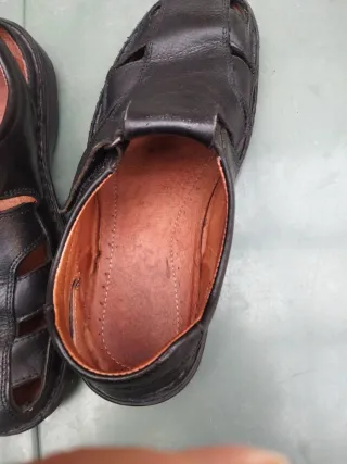 Sandalias de piel hombre T40