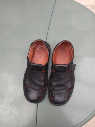 Sandalias de piel hombre T40