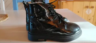 Botines charol niña negros