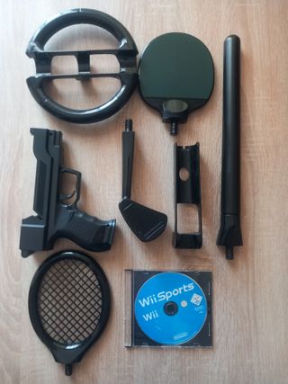 Wii Sports + Accesorios Varios