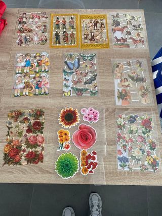 Lote de cromos antiguos