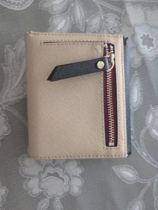 Monedero Tous Negro y Beige