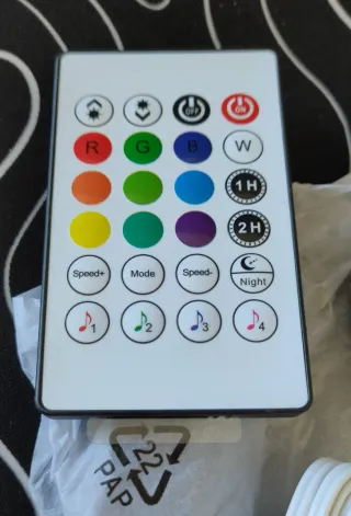 RGB Tira LED con sensor de música