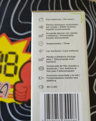 RGB Tira LED con sensor de música